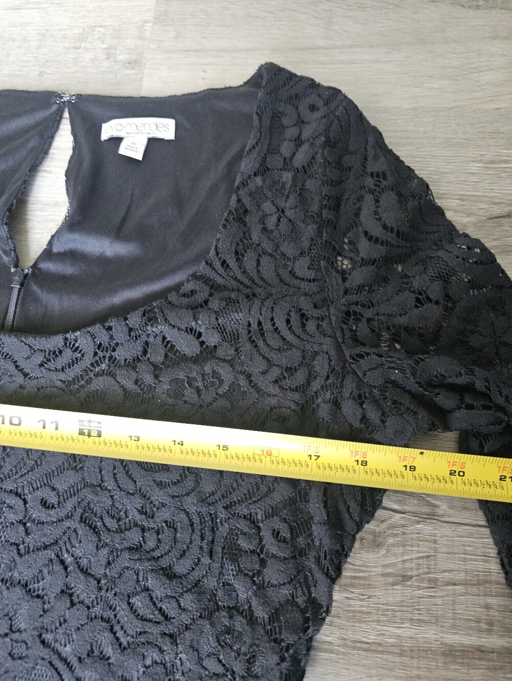 Eva Mendes Dress for New York & Company - Black Lace - Size 10 - Picture 7 of 16